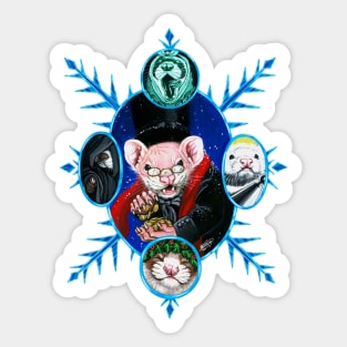 A Ferret Christmas Carol Sticker